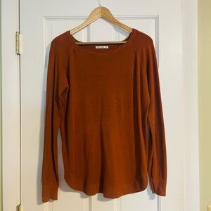 Pink Clover Rust Sweater-Size Medium
